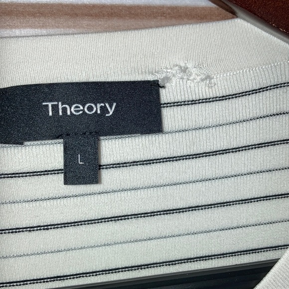 Theory Ribbed Midi Dress - Size Large - Picture 11 of 14